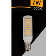 Trade Shop - Lampadina Led E14 7w 820lm Tubolare Luce Naturale Fredda Calda Sparac-e14-7w-ce2 - -bianco Naturale      -