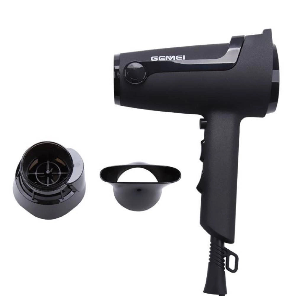 Trade Shop - Asciugacapelli 2000 Watt Gm-132 Professionale 3 Velocità Con Ugello Rotante Phon -