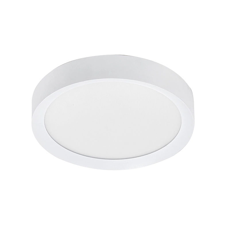PLATE – Plafoniera LED da Soffitto 30W IP54 CRI90, CCT Switch 2700-3000-4000K, Struttura in Alluminio Bianco - Rossini Illuminazione