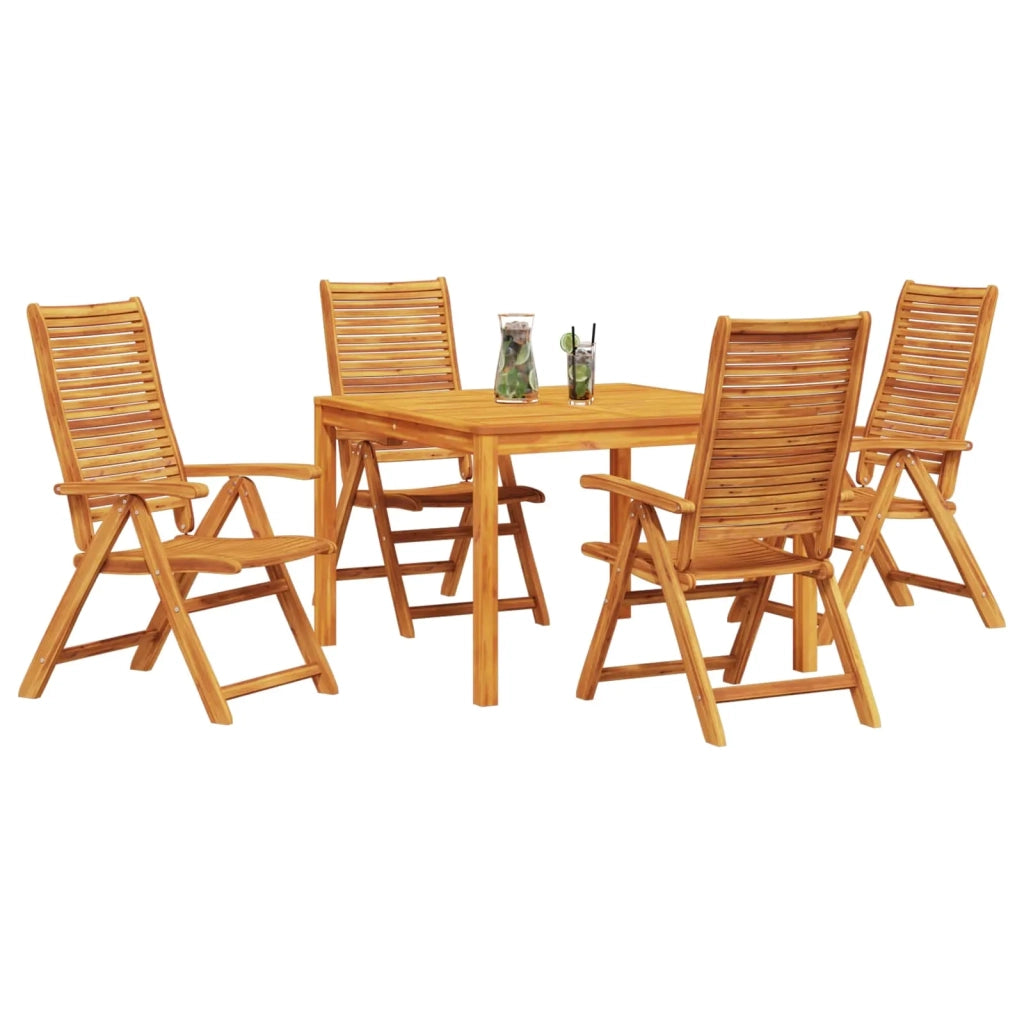 Set da Pranzo per Giardino 5 pcs Marrone 3375633