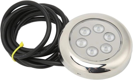 LED illuminazione subacquea per barche acqua-tetra e IP68, 12V-24VDC - Ombrello di luce subacquea montaggio superficiale, adatto per yacht e barche da vela