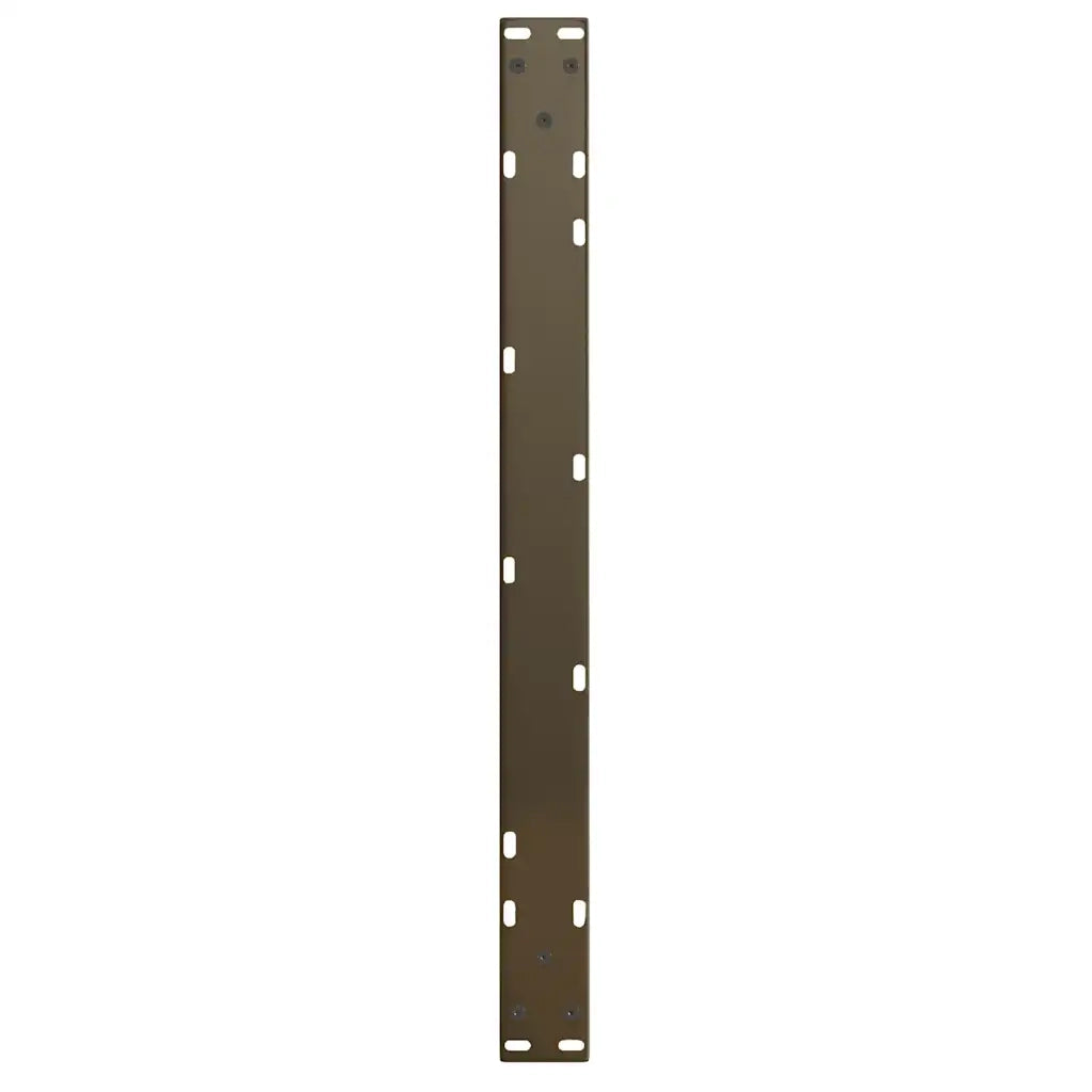 Gambe per Tavolino da Caffè a Forma di V 2 pz Acciaio Naturale 70x(42-43,3) cm Acciaio 4012639