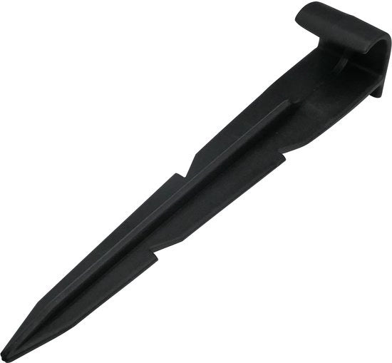 Kit di sostegno per tubi di irrigazione - Set di 20 - Supporto per tubi di irrigazione - Anello di ancoraggio - Sostegno - Drenaggio - Materiale: plastica/PVC 144 mm - Supporti per tubi di irrigazione