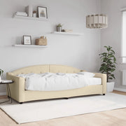 Divano Letto con Materasso Crema 90x200 cm in Tessutocod mxl 104312