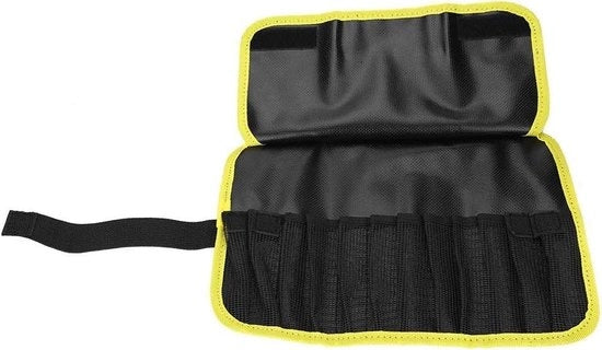 Tas Visiera Acquatica - Contenitore per Lepeli, Pesci e Jigs - Pouch per Lancio - Disegno Moderno Giallo.