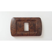 Trade Shop - Placchette Placche In Abs Serie Magic Bticino Compatibili Placca Copriprese Fori - Radica Di Noce -3 Fori     -