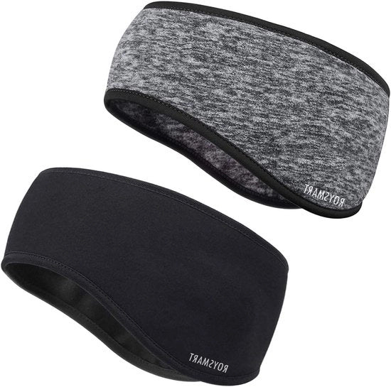 Cappuccio per la testa con funzione di riscaldamento elastico - Cappuccio per la testa invernale per yoga - Cappuccio per la testa per sport - Cappuccio per la testa sciistico - Impermeabile - Unisex - Nero Grigio