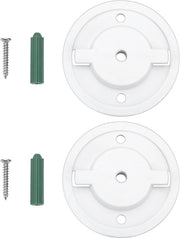 Set di 2 Smart Camera Wandmontage Basis TL70 Accessori Compatibile con Tapo C200 Compatibile con TP-Link C210 Bianco 55cm con Viti