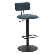 Sgabello Bar Light Bianco cm 41X47,5X85 - 106,5 Seduta 61-83 - LIGHT
