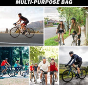Tas multifunzionale per bicicletta da corsa con cinturino e tasca impermeabile per MTB.