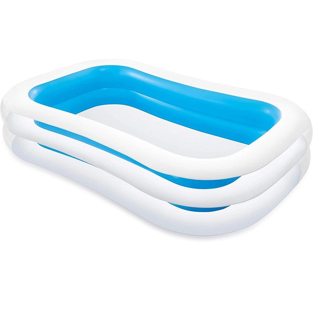 Trade Shop - Piscina Gonfiabile Swim Center Family Pool 262x175x56cm Rettangolare 750lt 56483 -