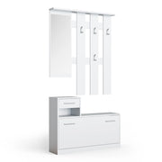 Vicco Appendiabiti Bianco 100 x 111.6 cm