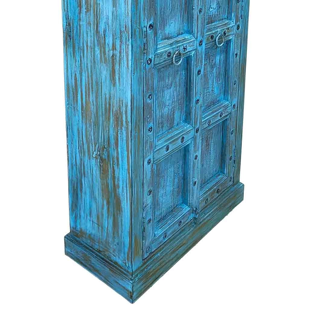 Armadio in legno fatto a mano 90-100x37x170-195h cm