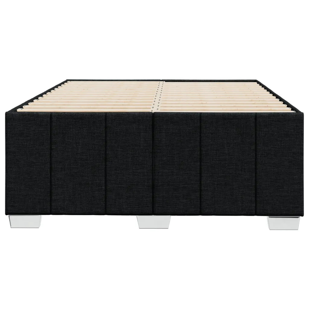 Giroletto senza Materasso Nero 120x200 cm Tessuto