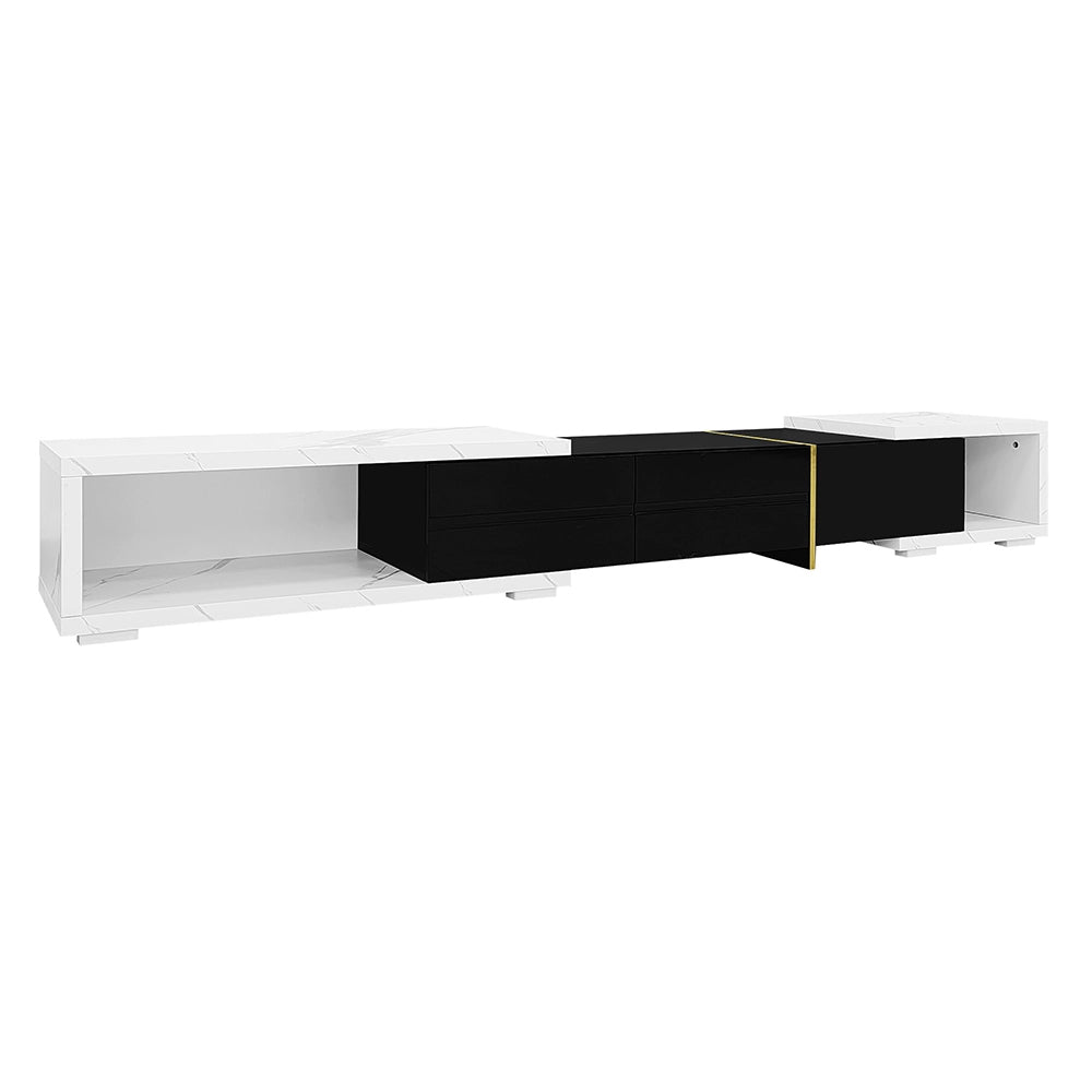 Mobile TV estensibile - Xylo - 140-260cm effetto marmo