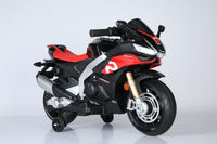 Moto Elettrica per Bambini 12V con Licenza Aprilia RSIV Small Nera
