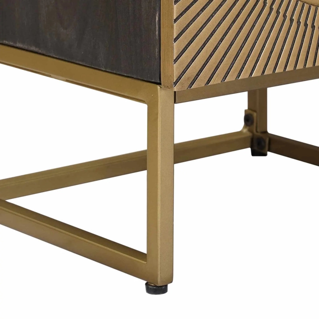 Credenza Ottone 35 x 30 x 120 cm