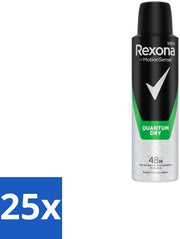 Deodorante Spray per Uomo - Quantum Dry - 150 ml - Confezione in Lotti - 25 pezzi