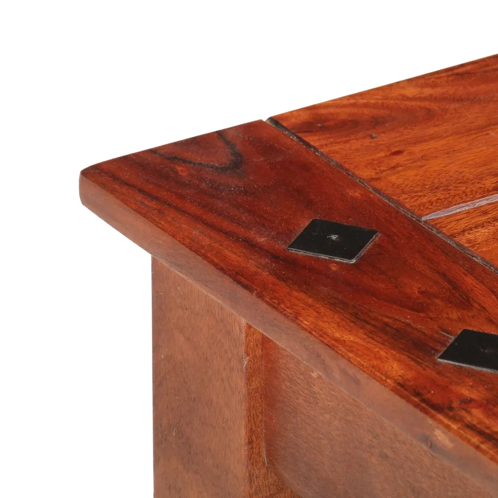 vidaXL Tavolino da Salotto 110x50x35 cm in Legno Massello di Acacia