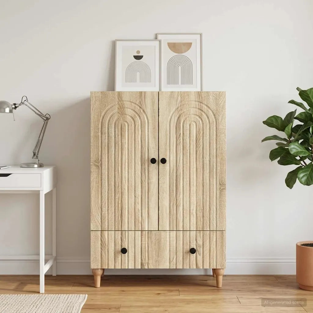 Credenza Rovere Sonoma 66 x 34,5 x 95 cm Legno ingegnerizzato 894207