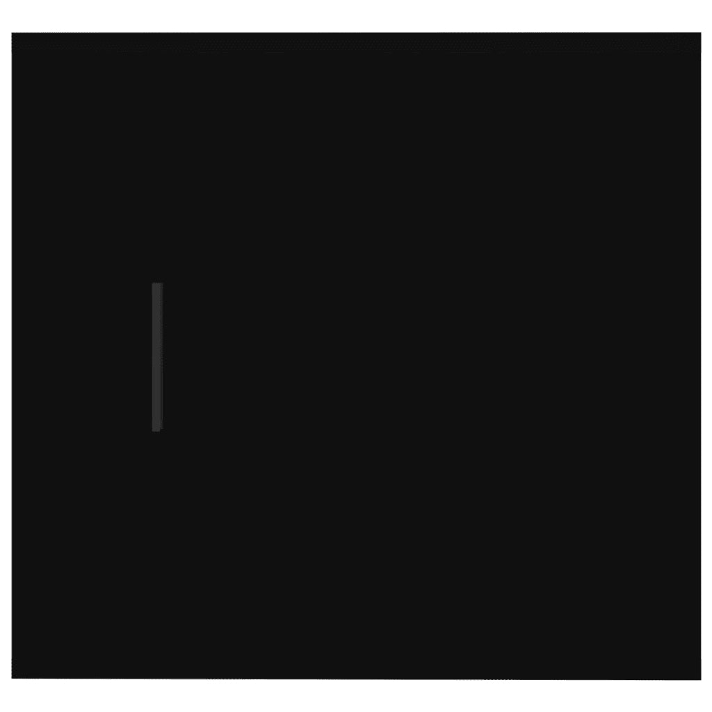 Comodini a Muro 2 pz Nero 50x30x47 cm cod mxl 29938