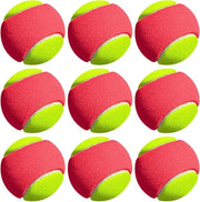 Tennisballen per 9 unit, adatti a bambini e principianti, per allenamento e giochi in colore arancione.