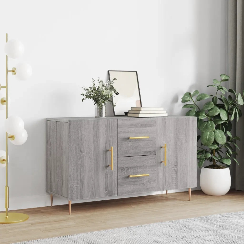 Credenza | Madia | Buffet da pranzo | Armadio da pranzo Grigio Sonoma 100x36x60 cm in Legno Multistrato