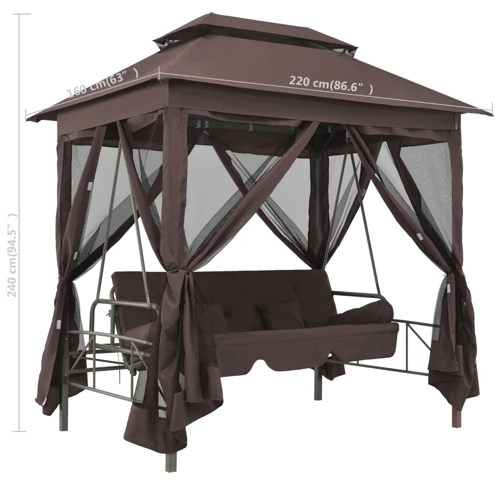 Gazebo Convertibile Panchina a Dondolo Caff¨¨ CFW6861206