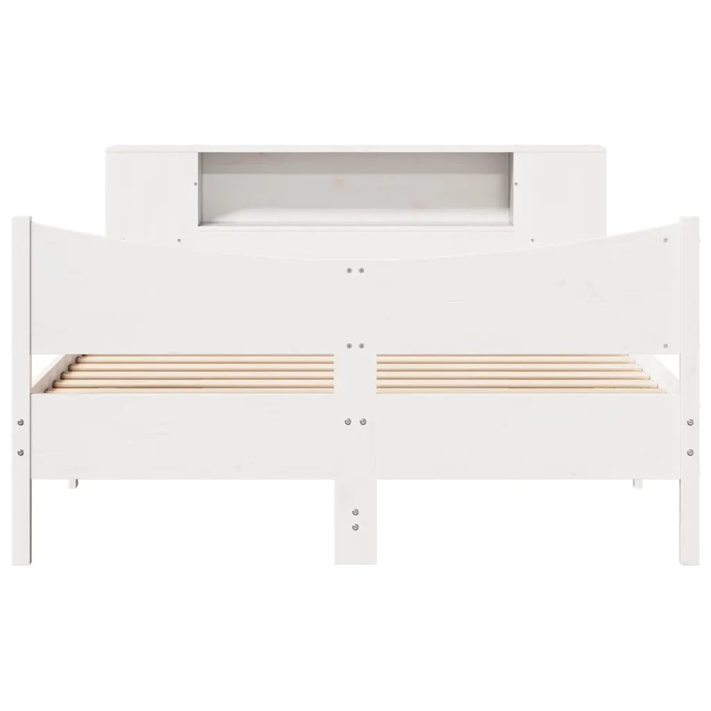 Giroletto senza Materasso Bianco 150x200 cm Legno Massello Pino 3323297
