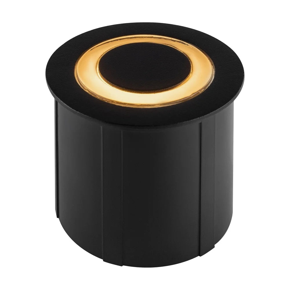 Segnapasso Da Esterno Moderno Limo Led Integrato 3W Alluminio Nero Ip65
