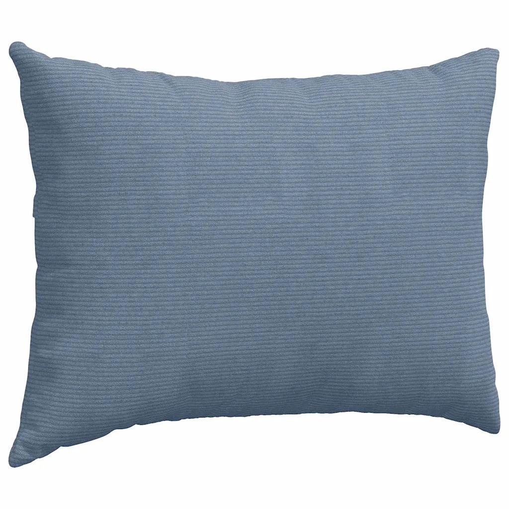 Cuscini da Divano 2 pz | Cuscini per sedie Blu 70 x 50 cm Tessuto in Cords
