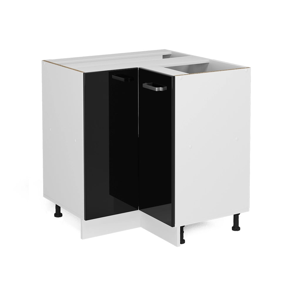Vicco Frontale cucina Nero lucido 59.2 x 71.3 cm frontale del mobile per mobile base ad angolo