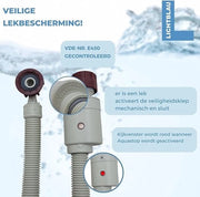 Insercione di sicurezza - tubo di inserzione per lavatrice e lavastoviglie / Connettori pratica 3m