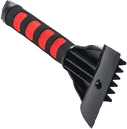 Schrappatrice per ghiaccio con lunga lama - Resistente allo shock - Schrappatrice con spazzola - Disco di parcheggio - Triangolo di segnalazione di pericolo - Ideale per auto e pick-up - Raschiatore per neve