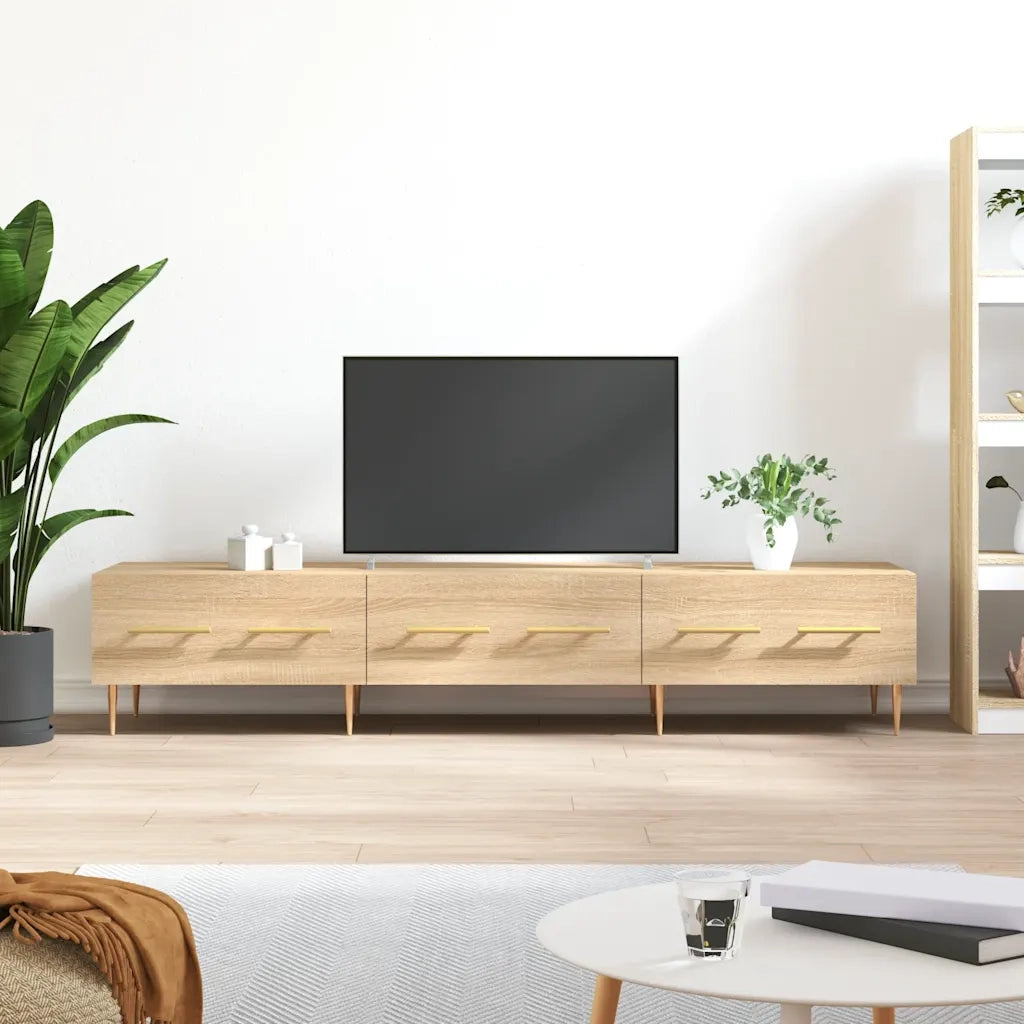 Mobile Porta TV-Mobile per TV-Credenza TV Rovere Sonoma 150x36x30 cm in Legno Multistrato 547410