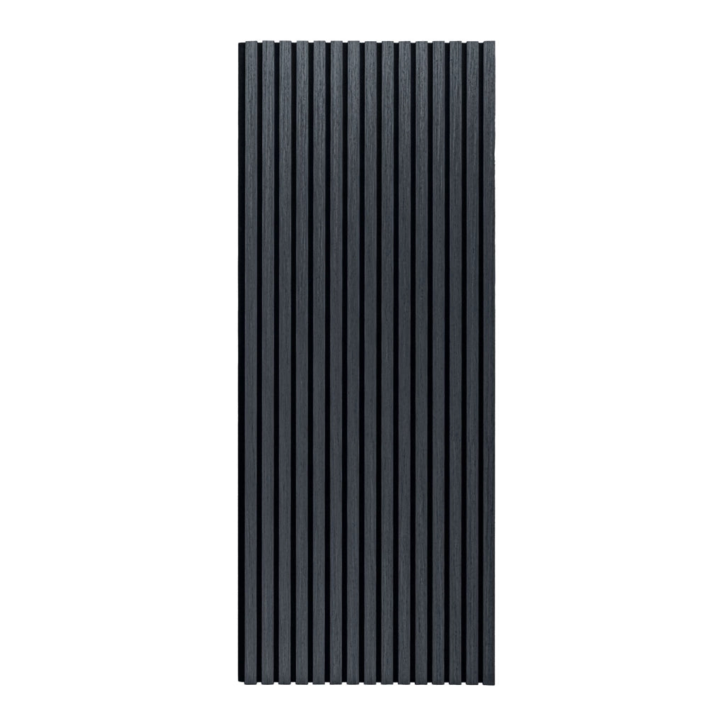 Beethoven - Set di 4 pannelli fonoassorbenti decorativi in legno 150x60 cm, nero