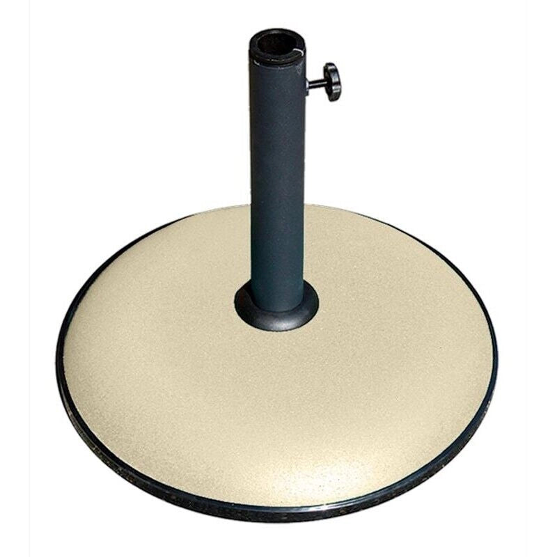 MAURY'S BASE PER OMBRELLONE TONDA IN COLORE ECRÙ DA 15 KG