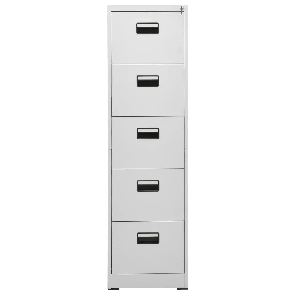 Armadio Classificatore Grigio Chiaro 46x62x164 cm in Acciaio cod mxl 68479