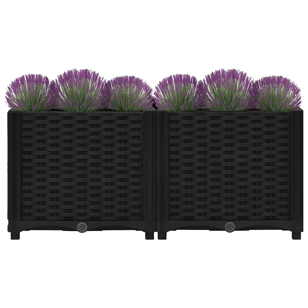 Letto rialzato 80x40x38 cm in polipropilene 316531