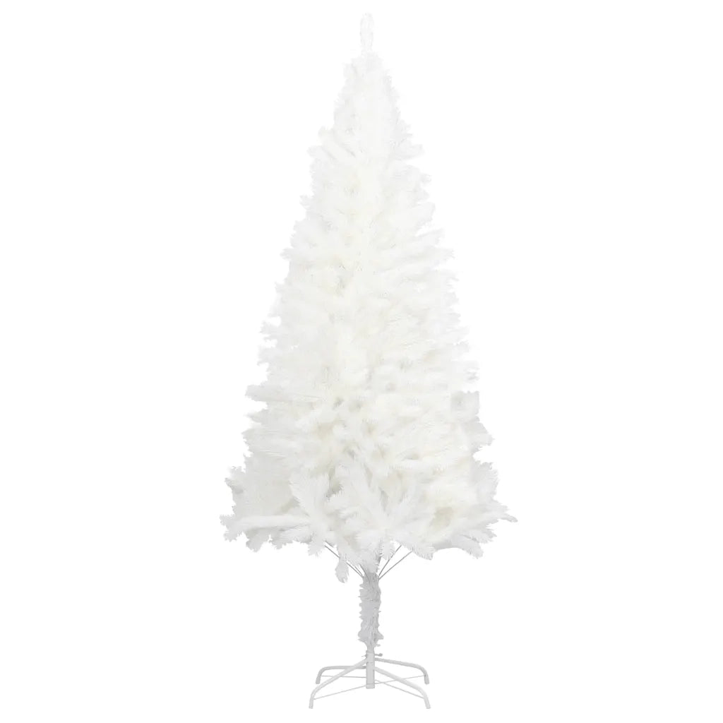 Albero di Natale Artificiale-Decorazioni natalizie con Aghi Realistici Bianco 120 cm