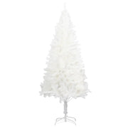 Albero di Natale Artificiale-Decorazioni natalizie con Aghi Realistici Bianco 120 cm