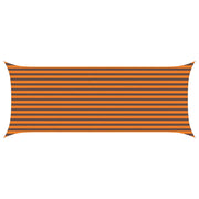 Vela Parasole | Telo Ombra | Vela da ombra solare Arancione e Marrone 5 x 2 m