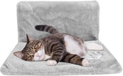 Sedile riscaldante per gatti, hangmat per gatti, sedile per gatti con pelle morbida, 46 x 30 x 25 cm