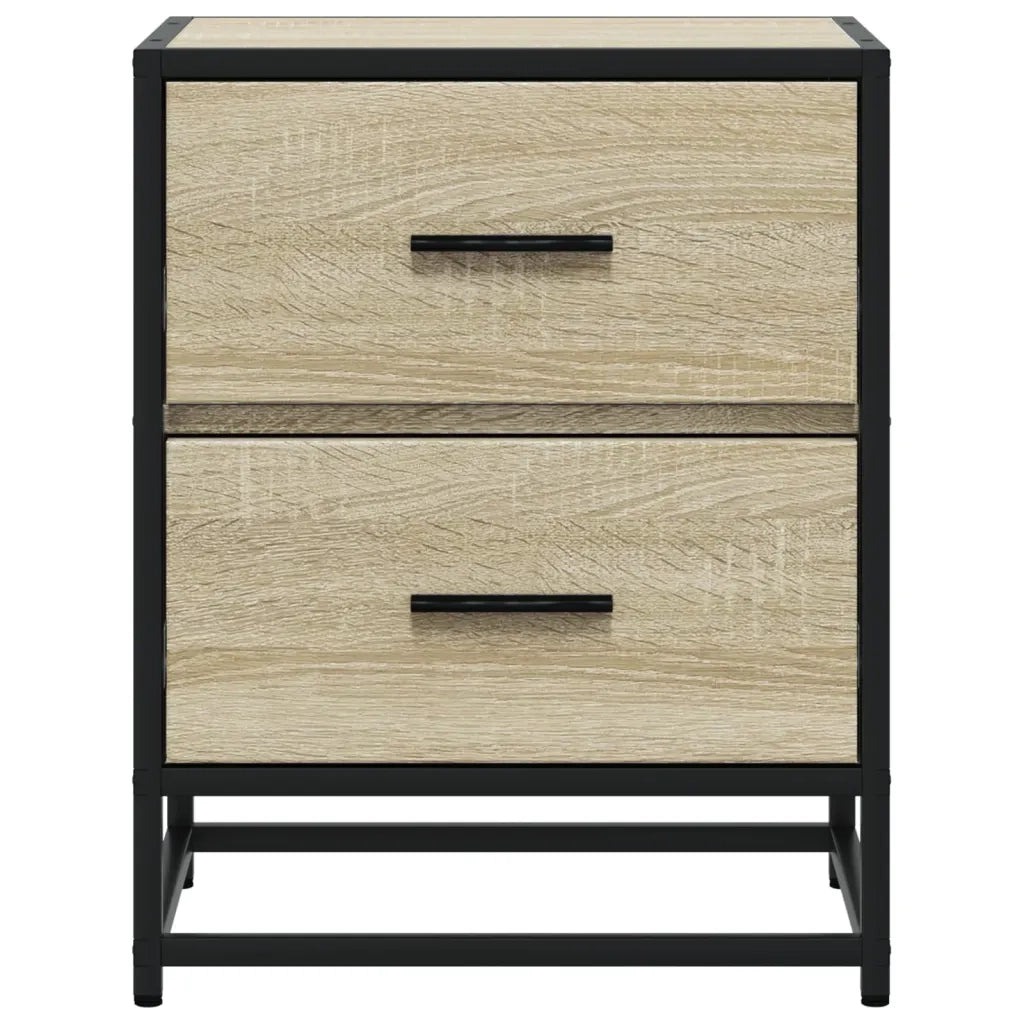 Comodino Rovere Sonoma 40x31x50 cm in Truciolato