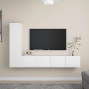 Set Mobile TV 4 pz Bianco in Truciolato cod mxl 33887