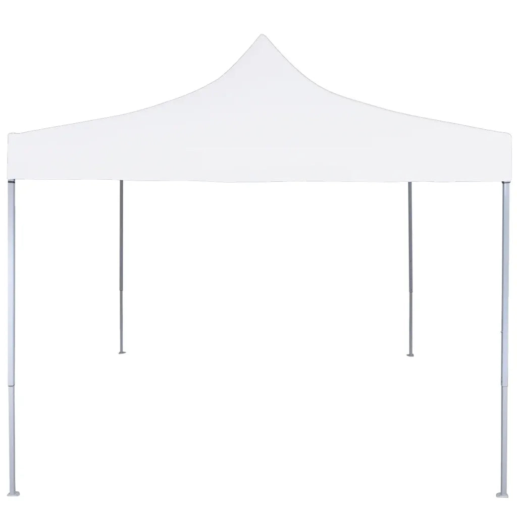 Gazebo | Pergolato Professionale Pieghevole 3x3m Acciaio Bianco