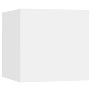 Comodino | Armadio da Notte | Mobiletto da notte Bianco 30,5x30x30 cm in Legno Multistrato