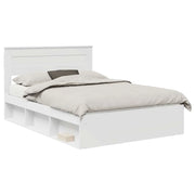 Letto matrimoniale | Letto per adulti | Struttura del letto Bianco 160 x 200 cm Pino massello