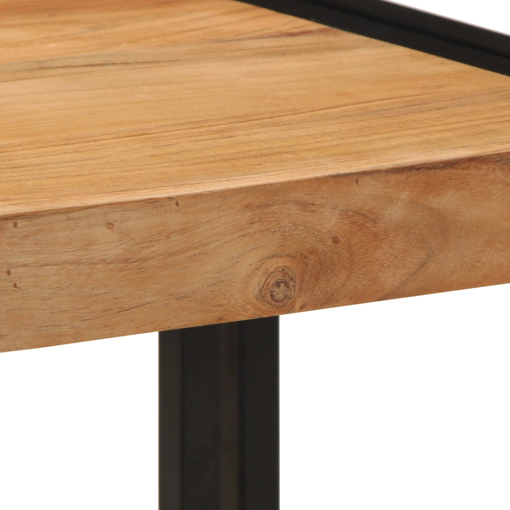 Tavolino da caffÃ¨ 40x50x38 cm in legno massello di acacia