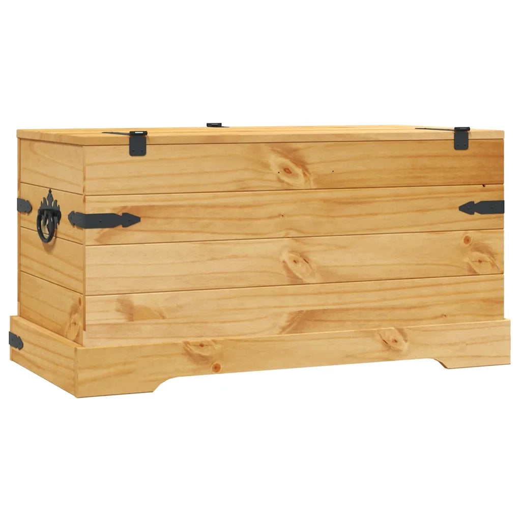 Cassapanca in Pino Messicano Corona Range 91x49,5x47 cm 243747